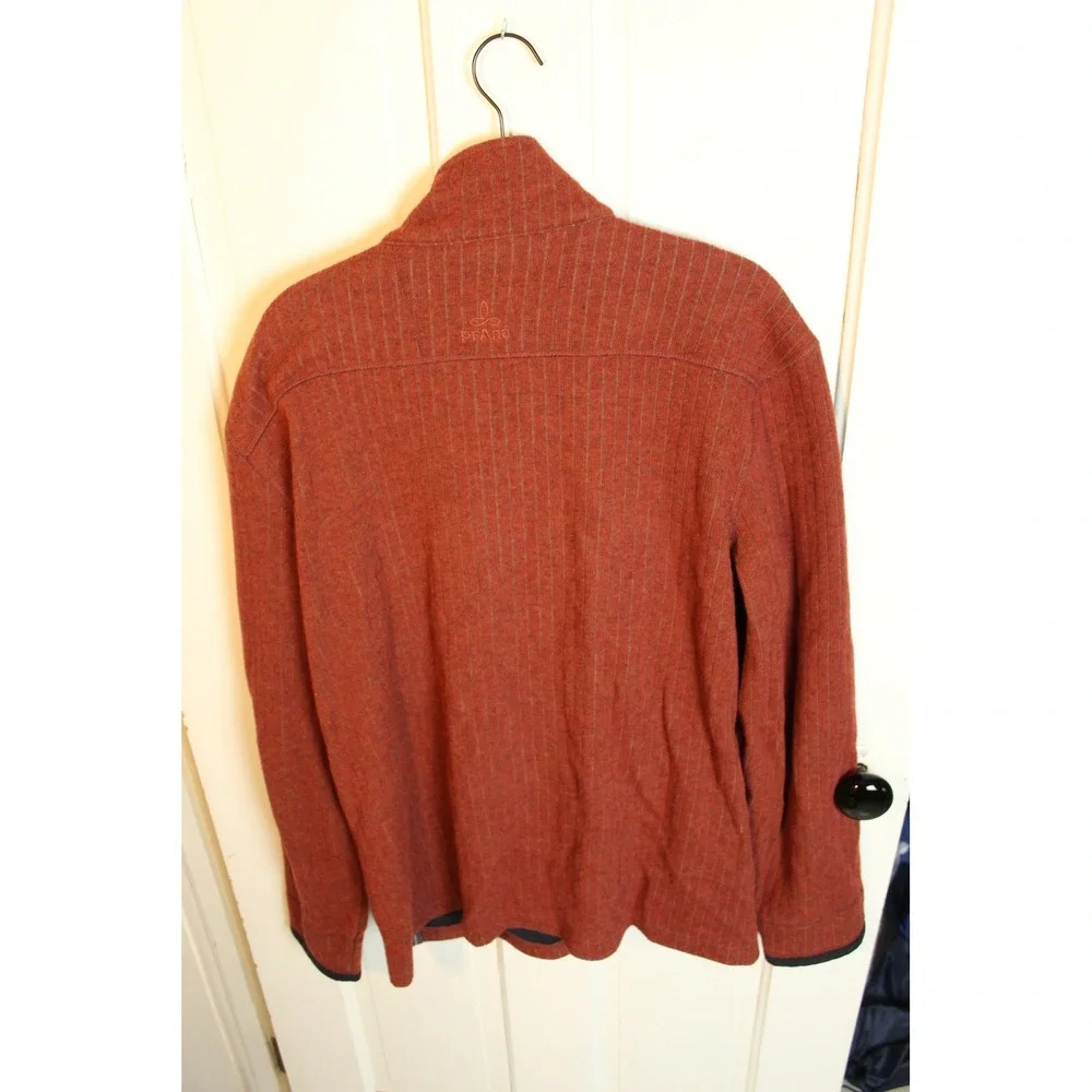 prAna‎ Mens Cocoa Barclay Sweater X-Large Jacket
